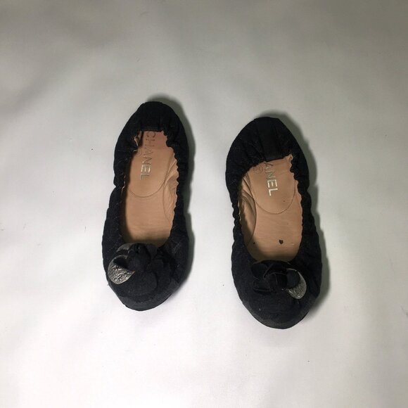 🛑CHANEL Designer ➕🆒 FLATS Flower SANDALS Ballet SHOES Logo Comfort 💸BUY NOW‼️ - Picture 9 of 16